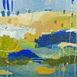 Kate Gorman_A Rainy Day - 2016 Acrylic on Linen 102x102