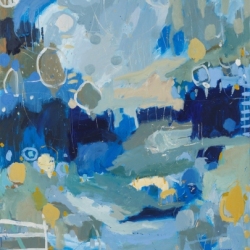 Kate Gorman_The Flow - 2016 Acrylic on Linen 101x91