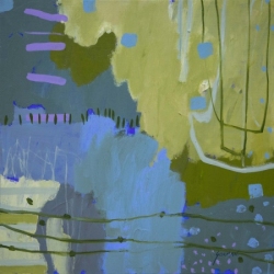 Kate-Gorman-Down-by-the-water-2019-Acrylic-on-linen-50x50