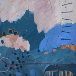 Kate-Gorman-Pink-sky-haze-2019-Acrylic-on-linen-50x50