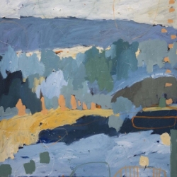 Kate-Gorman-Soft-trees-along-the-river-2019-Acrylic-on-linen-76x76