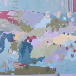 Kate Gorman_Calm_2017_Acrylic on Linen_102x102cm