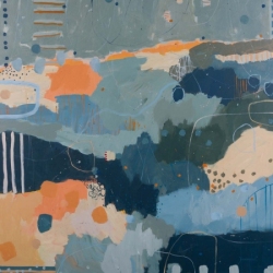 Kate Gorman_Into the Deep_2017_Acrylic on Linen_102x102cm