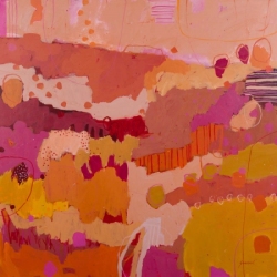 Kate Gorman_Spirited Away_2017_Acrylic on Linen_102x102cm