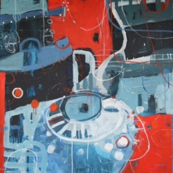 'Ginger Jar' 2015 acrylic on linen 101cm x 101cm-min