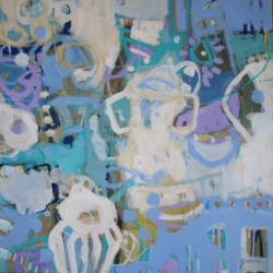'White Vessels, Venasque' 2015 acrylic on canvas 76cm x 76 cm-min