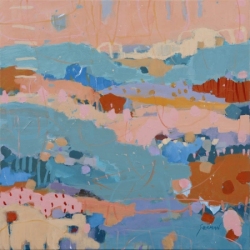 Kate Gorman_Flourishing I_2017_Acrylic on Linen_52x52cm