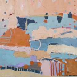 Kate Gorman_Having Fun_2017_Acrylic on Linen_77x77cm