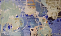 Along the Waterfront 2014 acrylic on linen 101cm x 61cm