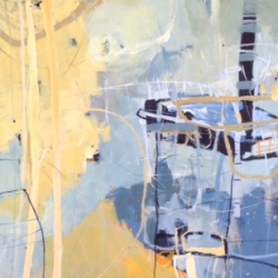 Pontoon 2014 acrylic on linen 101cm x 71cm