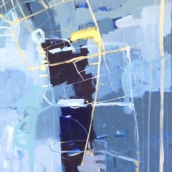 The Marker 2014 acrylic on linen 101cm x 71cm