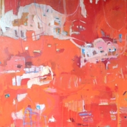 The Reef 2014 acrylic on canvas 122cm x 166cm